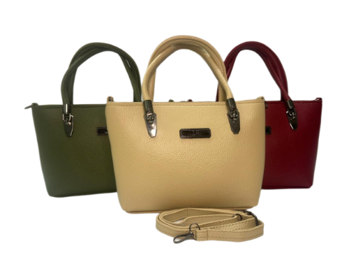Classic Leather Textured Mini Handbag for Women