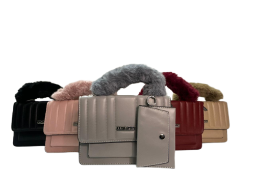 CROSS BODY with Soft Fur Handle