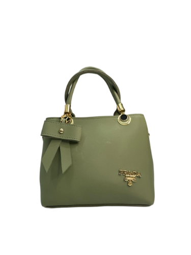 Elegant Bow Detail Mini Handbag with Top Handle