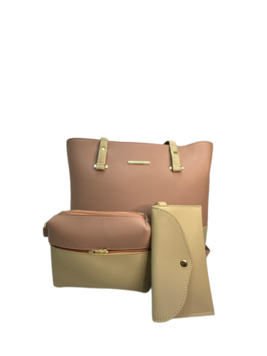 Two-Tone Classic Tote Bag for Women